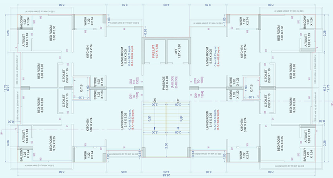Floor Plan of Kapiraj Shivant Antara in Sarthana Jakat Naka, Surat - Image 81717