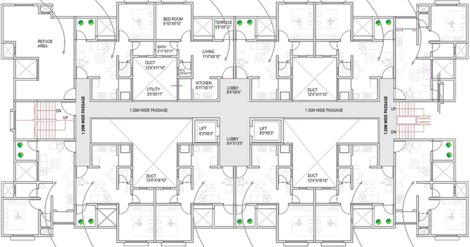 Floor Plan of Apex Ambar in Pirangut, Pune - Image 20580