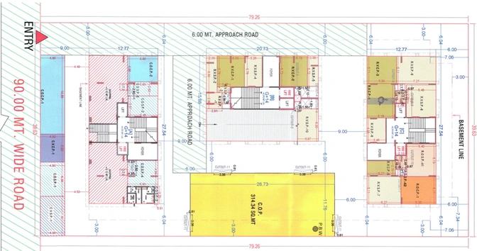 Master Plan of Maruti Harikrushna Sky in Mota Varachha, Surat - Image 81725