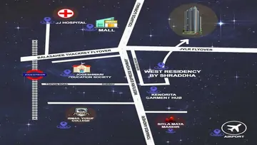 Location of Shraddha West Residency - Image 81729