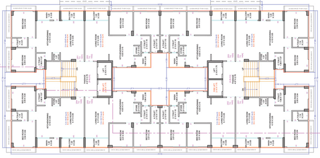 Floor Plan of Bhurakhiya Iconic Shivant in Sarthana Jakat Naka, Surat - Image 81758