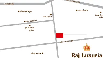 Location of Laxmi Raj Luxuria - Image 81786