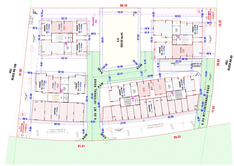 Master Plan of Laxmi Raj Luxuria in Godadara, Surat - Image 81788