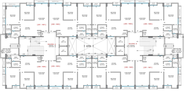 Floor Plan of Mithila Sky in Valak, Surat - Image 81796