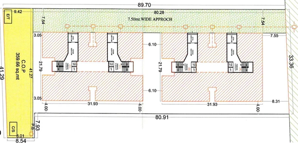 Master Plan of Vibrant Kiaan Residency in Vadod, Surat - Image 81826