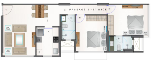 2 BHK Flat in Vaswani 36AB in Bandra West, Mumbai - Image 629234