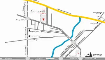 Location of Sharvayaa Sampriti Homes - Image 81893