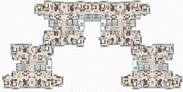 Floor Plan of Vision Heights in Jogeshwari West, Mumbai - Image 82380