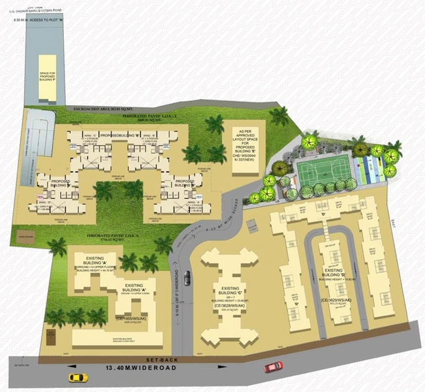 Master Plan of Vision Heights in Jogeshwari West, Mumbai - Image 82381