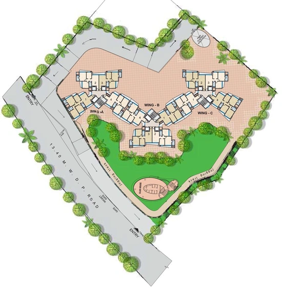 Master Plan of Lucent Fressia Ranibello in Malad East, Mumbai - Image 82352