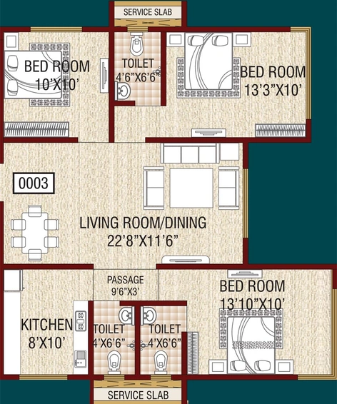3 BHK Flat in Excel Smita Apartments in Ghatkopar East, Mumbai - Image 629809