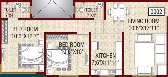 2 BHK Flat in Excel Smita Apartments in Ghatkopar East, Mumbai - Image 629808