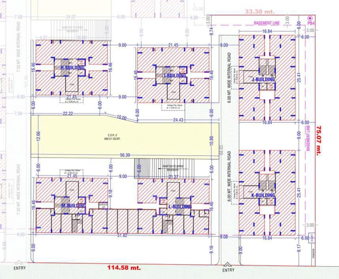 Master Plan of Salasar Sun Shantam in Variav, Surat - Image 98746