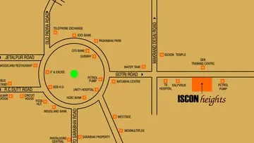 Location of JP Iscon Heights - Image 82857
