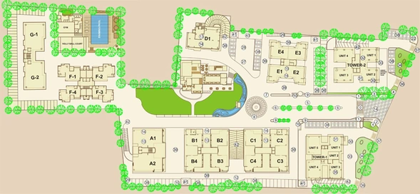 Master Plan of JP Iscon Heights in Gotri, Vadodara - Image 82858