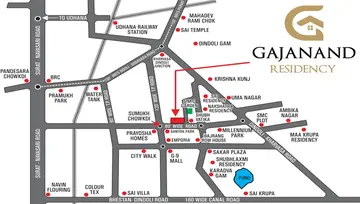 Location of Shri Gajanand Residency - Image 82221