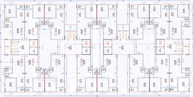 Floor Plan of Nirman Laxmi Heights in Dindoli, Surat - Image 82238