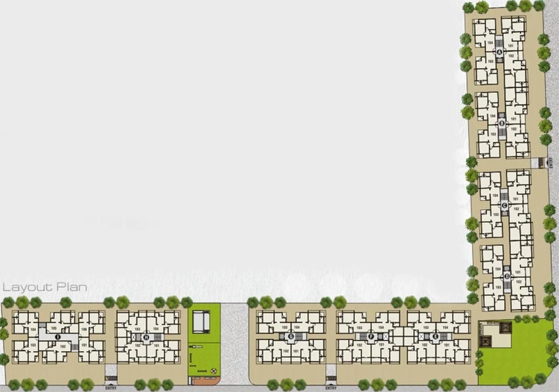 Master Plan of B Desai Anand Square in Chandkheda, Ahmedabad - Image 82607