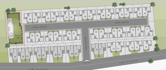 Master Plan of Jack Dream Meadows in Bhayli Road, Vadodara - Image 82813