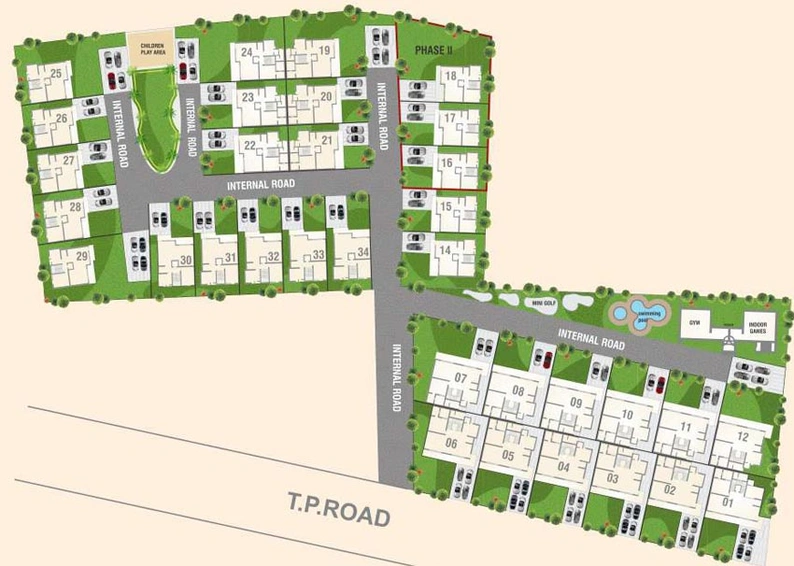 Master Plan of Swagat Bagan Ville in Shilaj, Ahmedabad - Image 82617