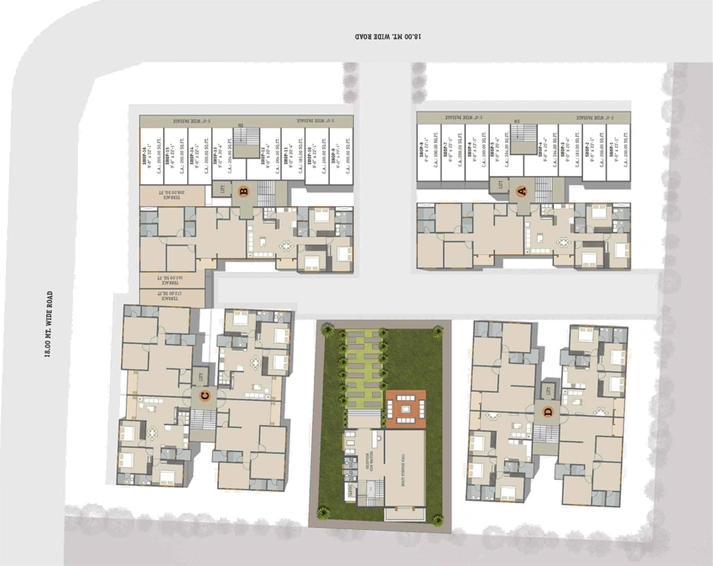 Master Plan of Kasper Bliss in Bhayli Road, Vadodara - Image 82786