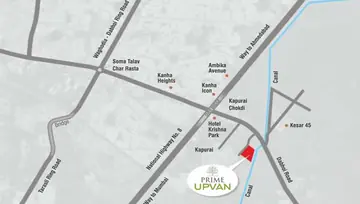 Location of Prime Upvan - Image 102991