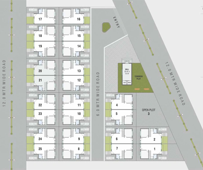Master Plan of Prime Upvan in Kapurai, Vadodara - Image 102992