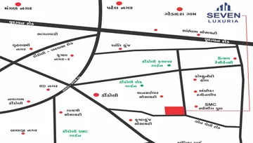 Location of Shayona Seven Luxuria - Image 82651