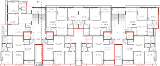Floor Plan of KSB Trident in Bamroli, Surat - Image 82673