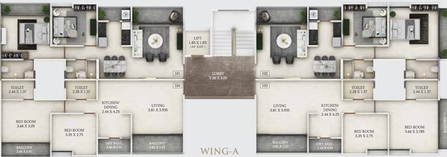 Floor Plan of Kuldevee The Heritage in Kondhwa, Pune - Image 22442