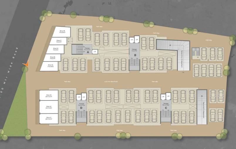 Master Plan of Trisha Rudraksh 2 in Waghodia Road, Vadodara - Image 103825