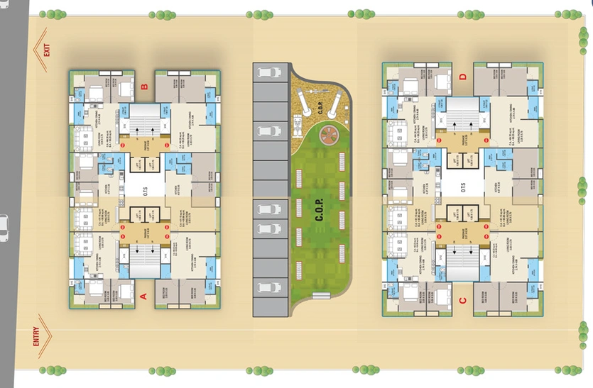 Master Plan of Heaven Saundarya Palace in Variav, Surat - Image 82874