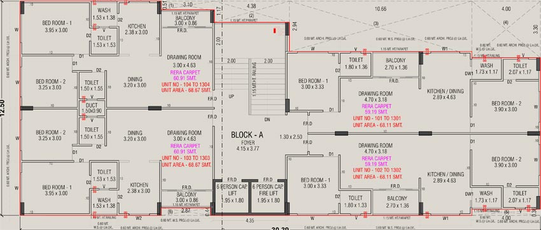 Floor Plan of Rajyash Reanand in Vasna, Ahmedabad - Image 82742
