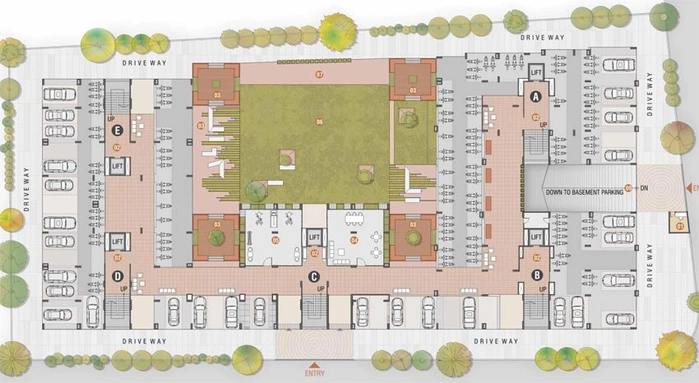 Master Plan of Rajyash Rains in Vasna, Ahmedabad - Image 82755