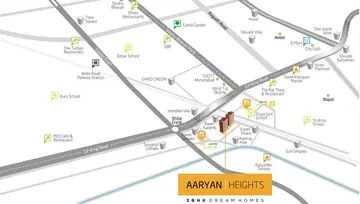 Location of Abhik Aaryan Heights - Image 122168