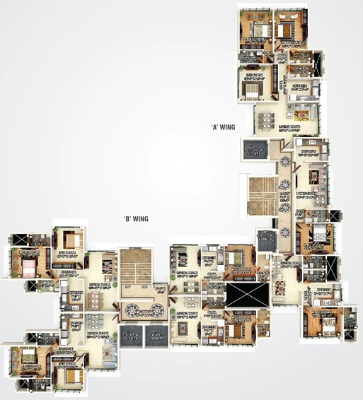 Floor Plan of DGS Sheetal Airwings in Santacruz East, Mumbai - Image 83041