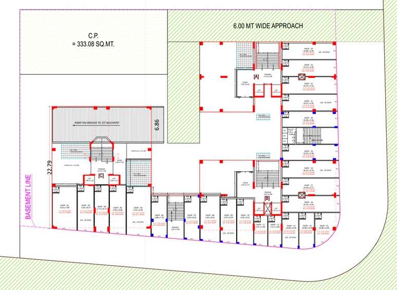 Master Plan of Bhagya Laxmi Green View Heights in Mota Varachha, Surat - Image 83065