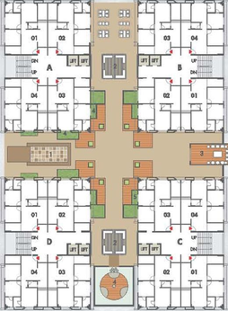 Floor Plan of Rajyash Reeva in Vasna, Ahmedabad - Image 83085
