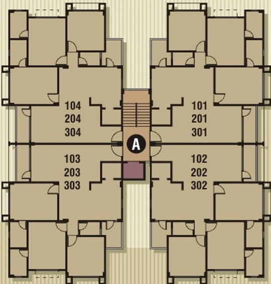 Floor Plan of Kamnath Sepal Exotica in Thaltej, Ahmedabad - Image 83117