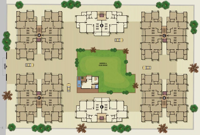 Master Plan of Kamnath Sepal Exotica in Thaltej, Ahmedabad - Image 83118