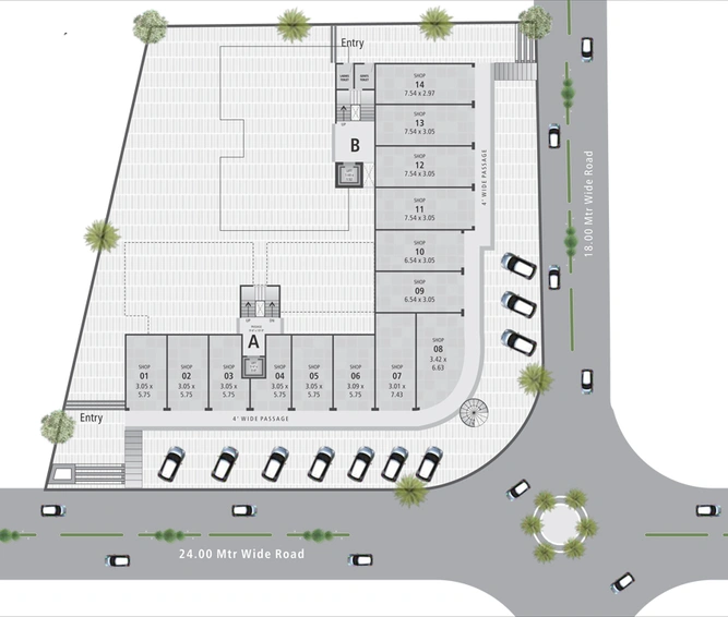 Master Plan of Shivam Sundram Villa in Kapurai, Vadodara - Image 103000