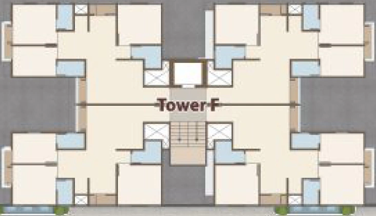 Floor Plan of Shrimay Rajratna Platina in Waghodia Road, Vadodara - Image 103838