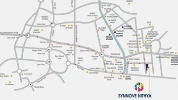 Location of Sky Seven Synnove Nithya - Image 83209