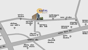 Location of Dwarkesh Karunesh Homes - Image 83299