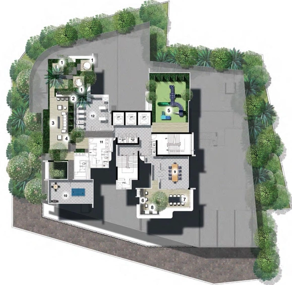 Master Plan of Sheth Beaupride in Bandra West, Mumbai - Image 83232