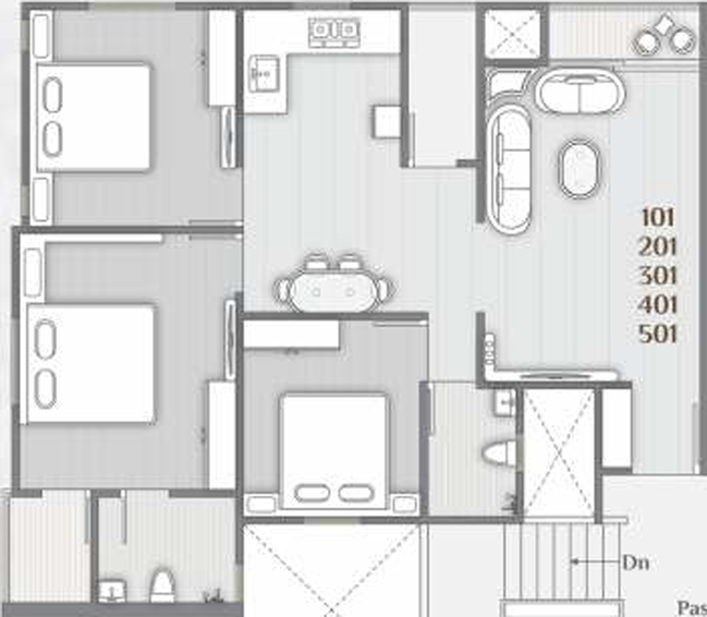 3 BHK Flat in Shrimay Shree Vinayak Saket in Kareli Baug, Vadodara - Image 634378