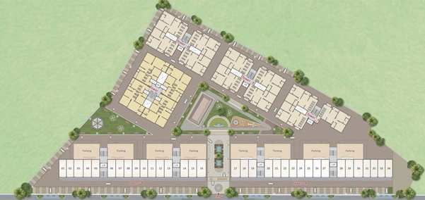Master Plan of Shrimay Shree Vinayak Saket in Kareli Baug, Vadodara - Image 83378
