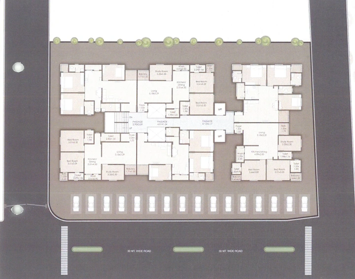 Master Plan of Shrimay Siddharth Square in Harni, Vadodara - Image 83384
