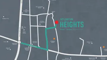 Location of Shyamal Heights - Image 103852