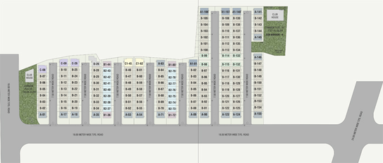 Master Plan of Shyamal Orchid in Waghodia Road, Vadodara - Image 114449